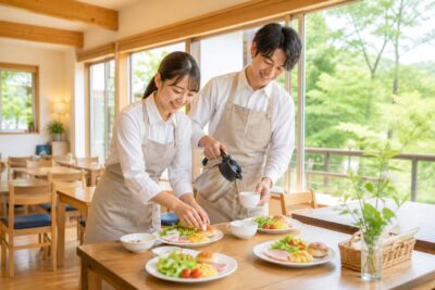 軽井沢のペンション住み込みバイトはきつい？仕事内容・寮・求人選びを解説