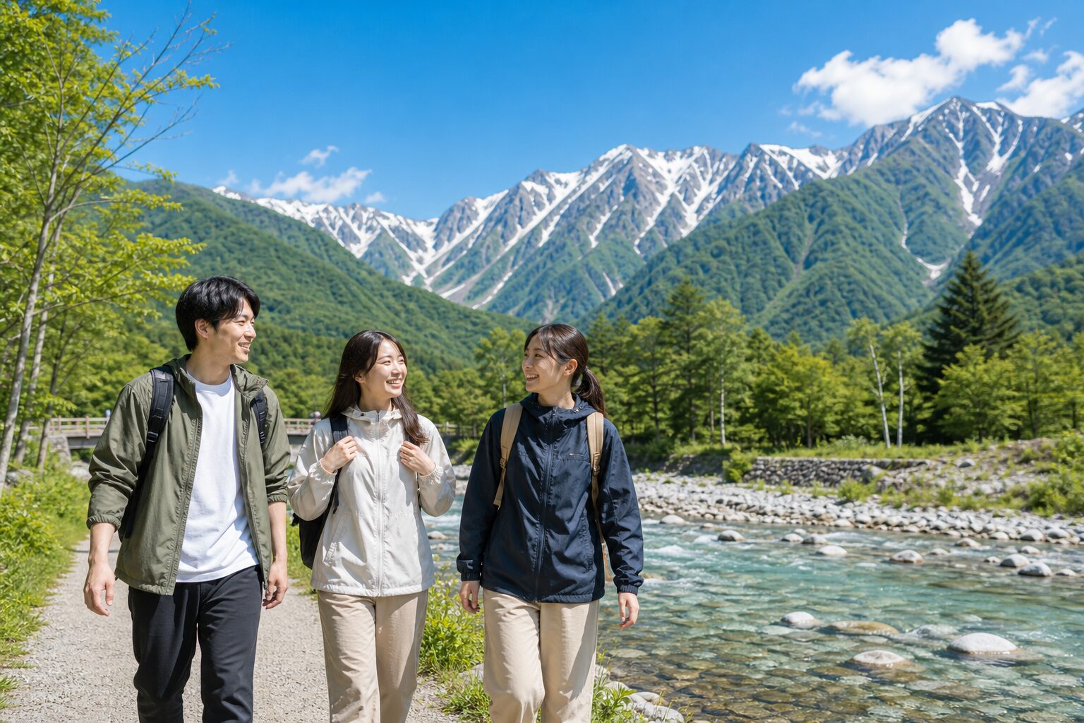 白馬のリゾバ休日を楽しむイメージ