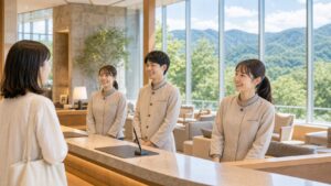 夏休みのリゾートバイトでフロント補助はきつい？仕事内容・向き不向きを解説