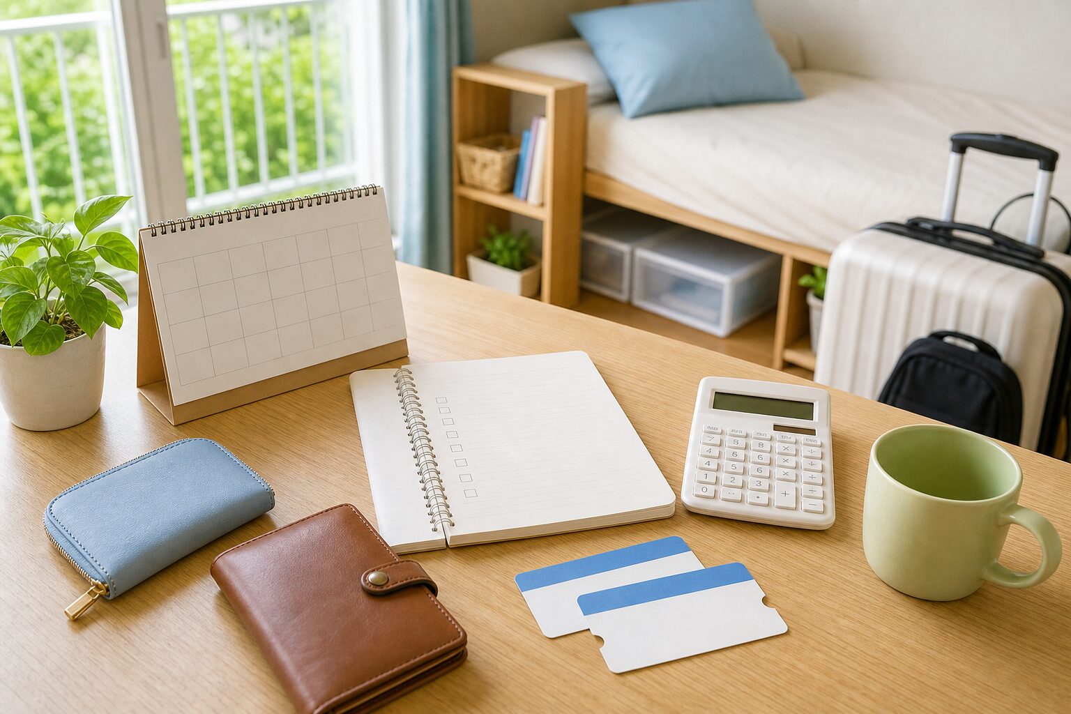 リゾートバイトの給料と生活費を確認するイメージ