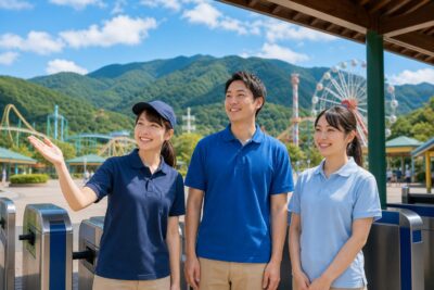 夏休みのリゾートバイトでテーマパークスタッフはきつい？仕事内容・向き不向きを解説