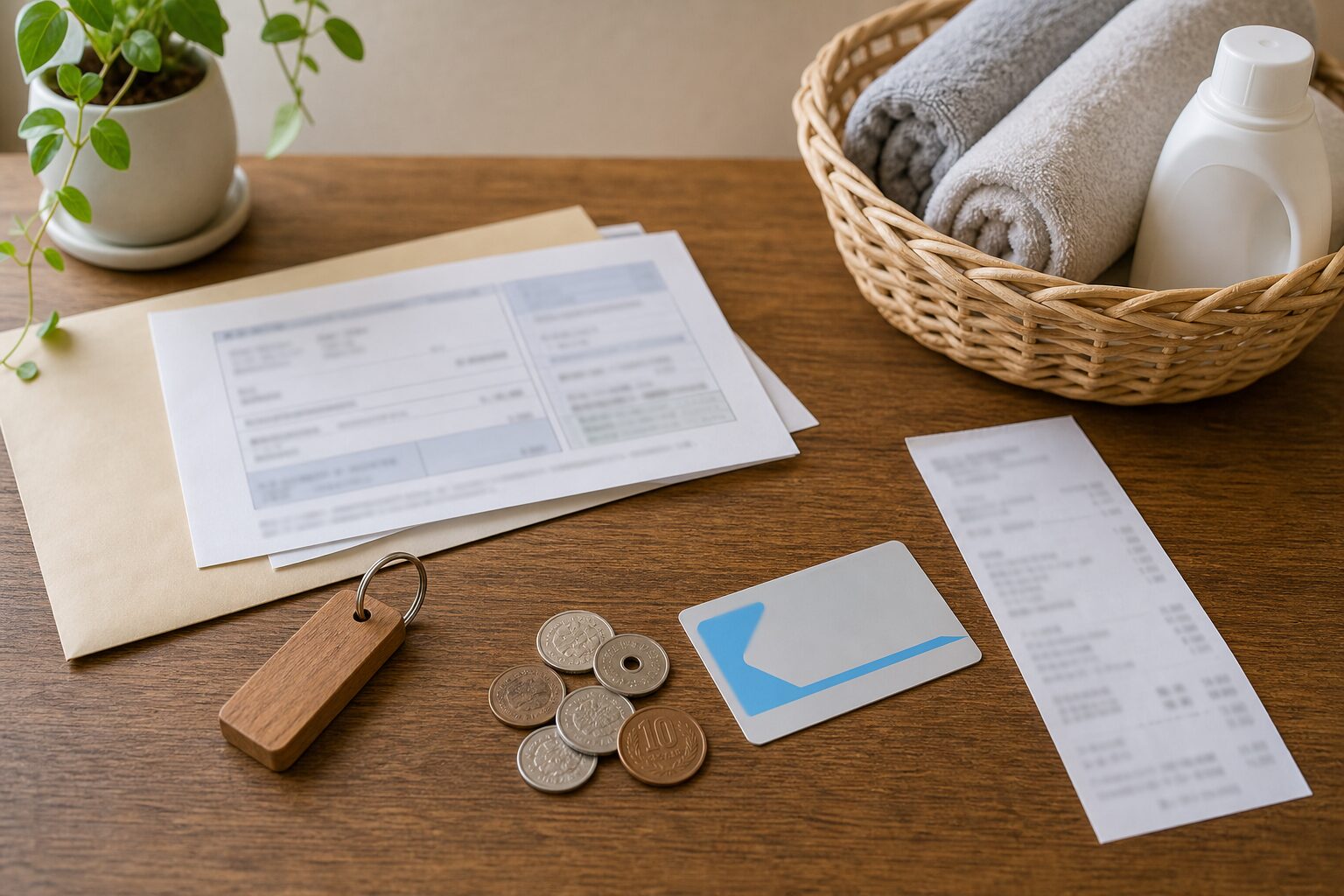 寮費無料バイトで光熱費や食費などの自己負担を確認するイメージ