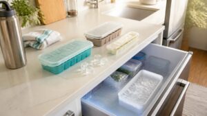 製氷皿のフタが外れる時の対策|冷凍庫で水がこぼれにくい選び方