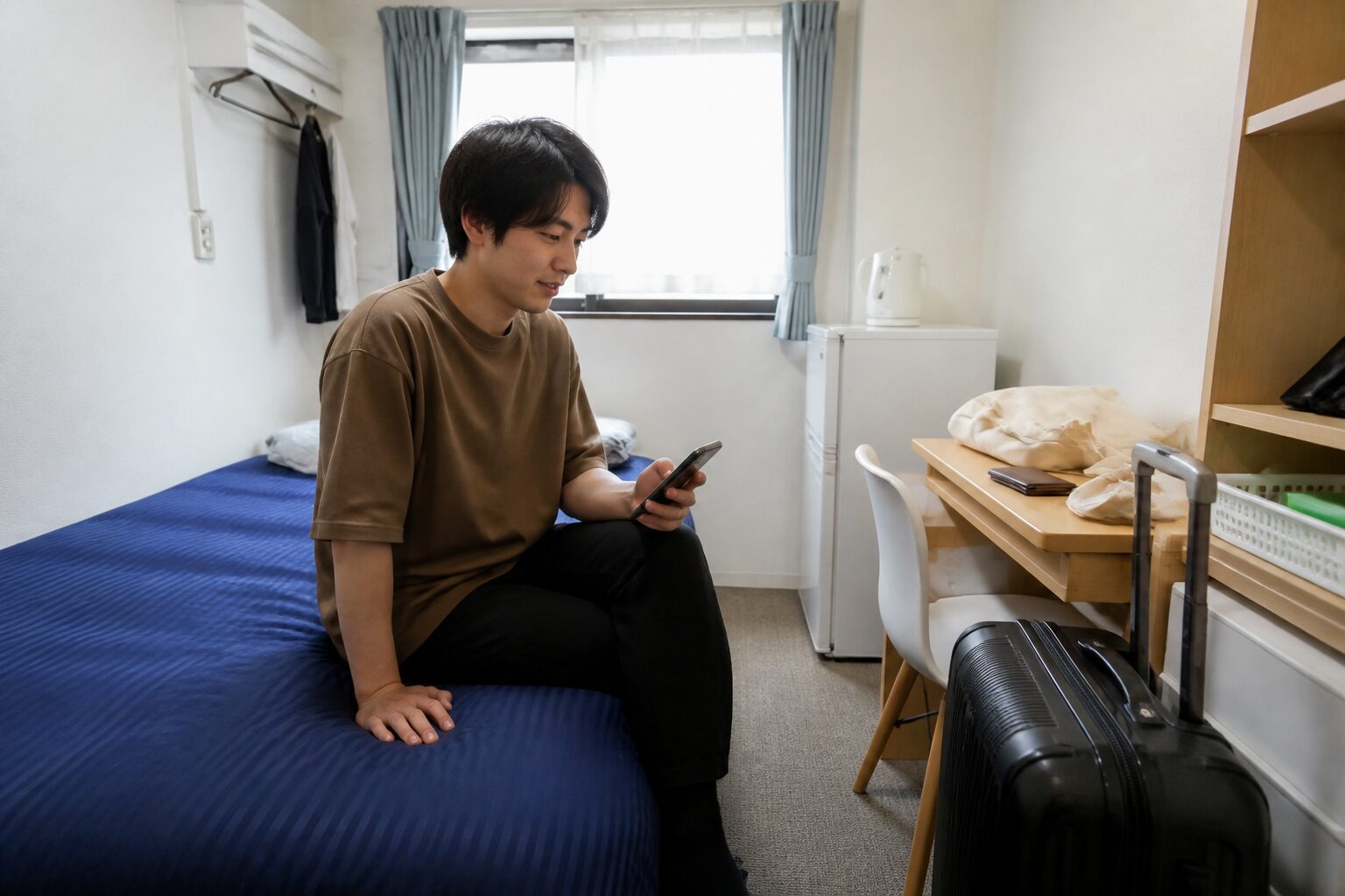 お金がない人が確認したい住み込みバイトの個室寮イメージ