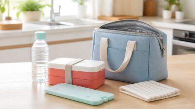 ランチバッグのファスナーが閉まらない時の対策｜保冷剤・水筒まで入るサイズの選び方