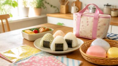 おにぎり・朝のお弁当準備まとめ｜ラップにくっつく・べちゃつく・つぶれる時の選び方