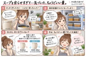 レコルトで作ったスープが余る時の保存どうする？冷蔵・冷凍容器の選び方