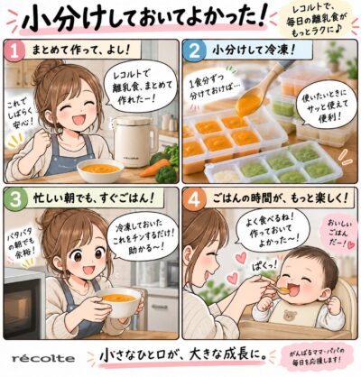 レコルトで作ったスープが余る時の対策｜小分け保存と冷凍容器の選び方