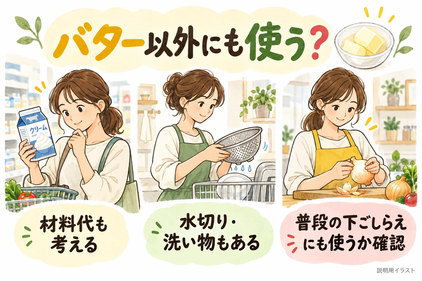 材料代と他の使い道も含めて購入を考える