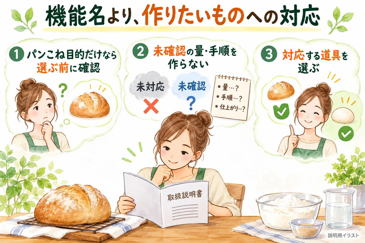 購入目的と公式の対応を合わせて選ぶ