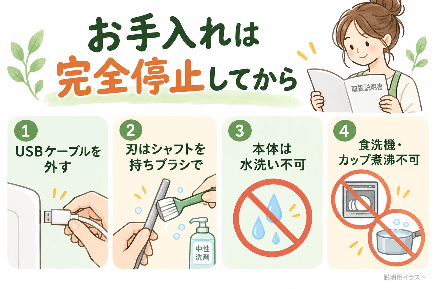 パセリを刻んだ後の洗い方